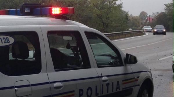trafic blocat pe dn1b dupa o coliziune intre un tir si un autoturism
