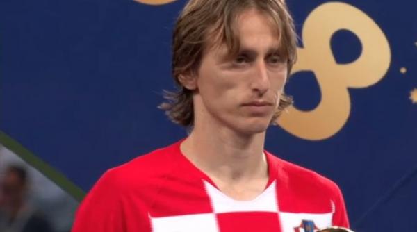 croatul luka modric a fost desemnat cel mai bun jucator al cupei mondiale de fotbal din rusia