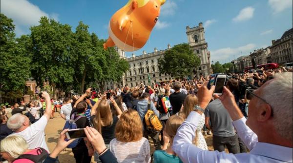 balonul bebelusul trump ar putea fi adus in scurt timp in sua sustin militantii