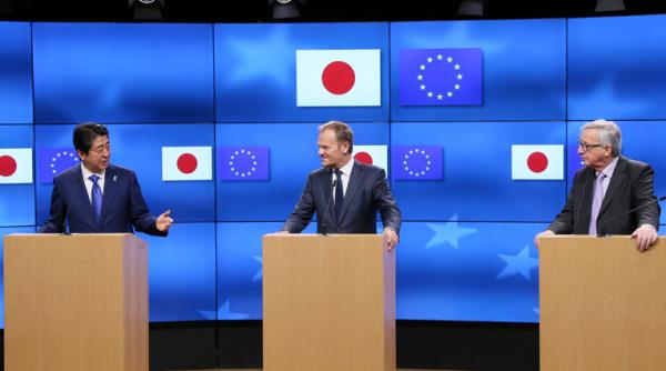 ue si japonia au semnat un acord de liber schimb