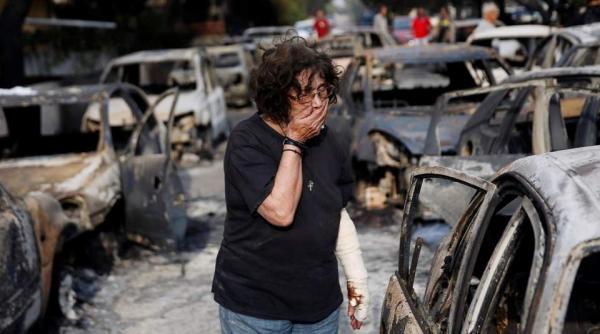 video grecia in flacari la mati a fost apocalipsa