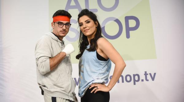 actorii alexandru ion si adelaida perjoiu prezinta emisiunea vreau azi de la alo shop la antena stars