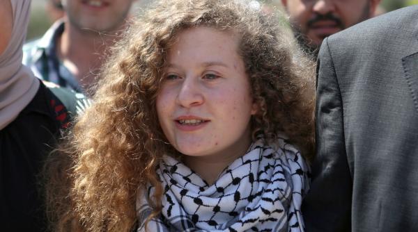 israelul a eliberat o pe ahed tamimi