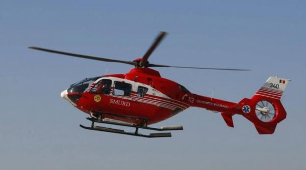 elicopterul smurd chemat in muntii fagaras pentru un turist care si a pierdut cunostinta