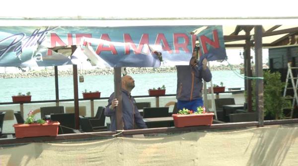 liviu si andrei ii vandalizeaza firma lui nea marin