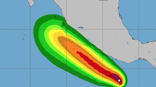 furtuna tropicala ileana s a format in largul coastei de sud a mexicului