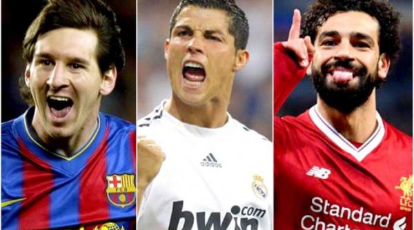 messi ronaldo si salah nominalizati la titlul de cel mai bun atacant al sezonului in liga campionilor