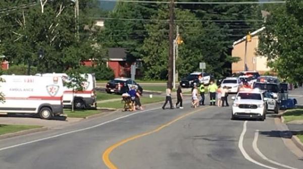 un suspect a fost arestat in incidentul armat din canada doi politisti printre victime