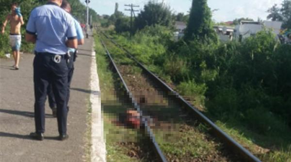 un barbat a decedat dupa ce a fost lovit de tren in costinesti