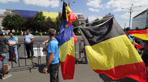 protestul din piata victoriei aproape de final circulatia a fost reluata in zona