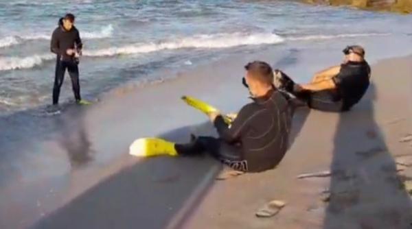 reprezentantii isu au scos din mare la eforie nord un cadavru care plutea in deriva