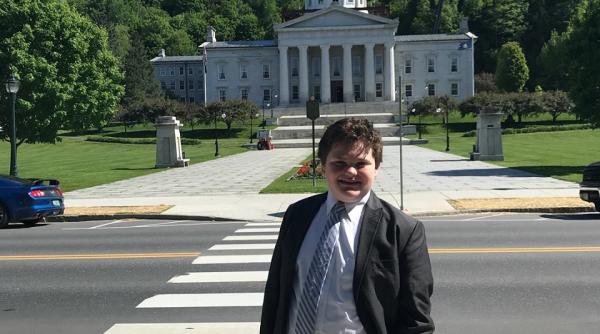 la 14 ani vrea sa fie guvernator al statului vermont