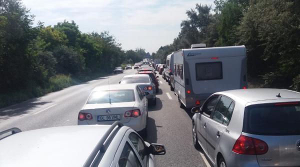 trafic rutier de cosmar spre sudul litoralului