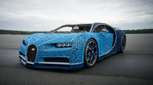 video bugatti chrion din piese de lego un cadou pentru copiii mari