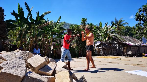 ionut iftimoaie antrenor de kickboxing in madagascar