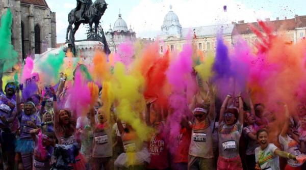 the color run sambata seara in capitala