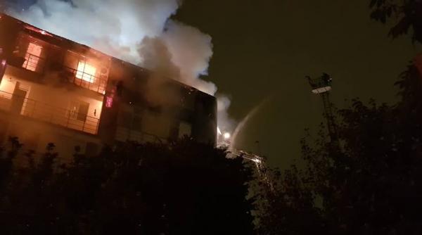 persoanele afectate de incendiul care a distrus un bloc din sectorul 5 vor fi relocate