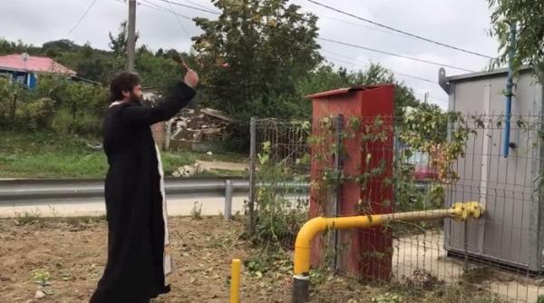 conducta de gaz dintr un sat sfintita la cererea primariei