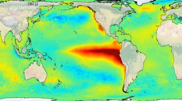 meteo probabilitatea producerii unui fenomen el nino a crescut la 70 in ultimul trimestru al anului