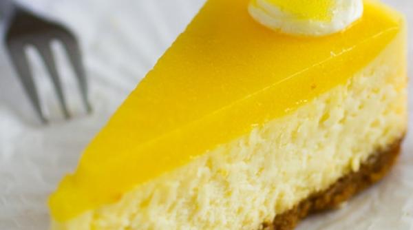 reteta zilei cheescake cu vanilie si portocale