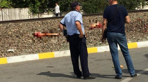 un barbat a fost facut bucati de un tren in valu lui traian