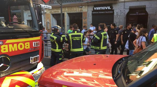 video 6 raniti dupa o explozie la metroul din madrid