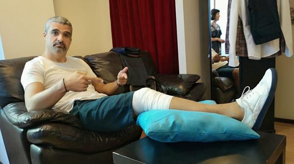 aurelian temisan de la filmarile pentru te cunosc de undeva direct la medic