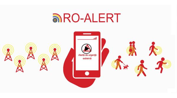 sistemul ro alert va transmite vineri primele mesaje test