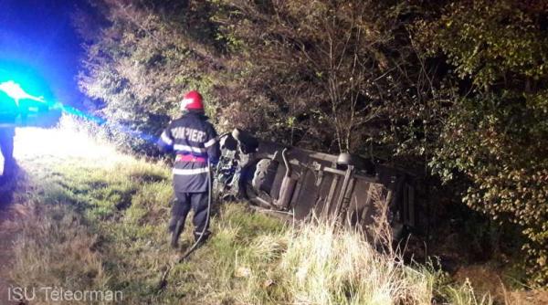 accident de microbuz in teleorman patru persoane au ajuns la spital