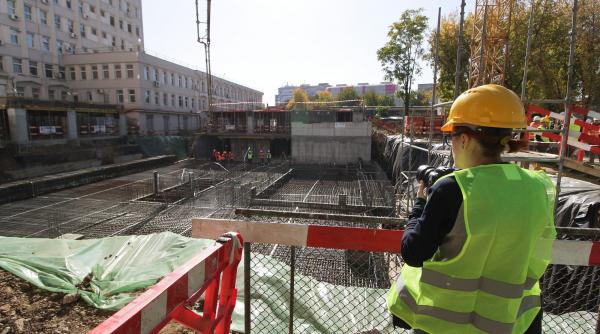 santierul primului spital de oncologie pentru copii