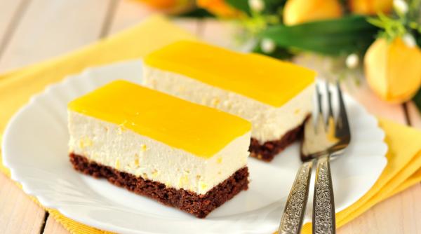 reteta zilei cheescake cu vanilie si portocale