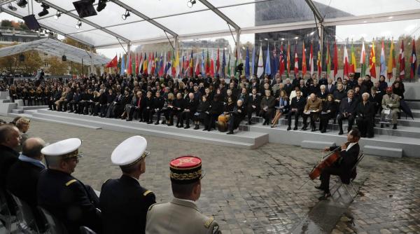 incetarea primului razboi mondial sarbatorita la paris