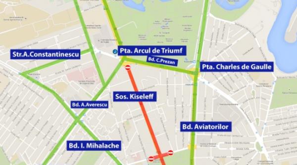 soseaua kiseleff inchisa pentru un eveniment sportiv