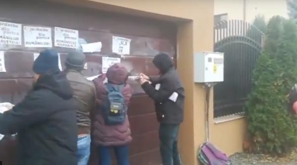 locuinta unui parlamentar vandalizata