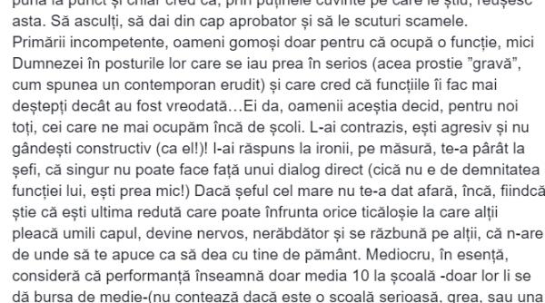 scoala pe duca mesaj dur al unei directoare de liceu