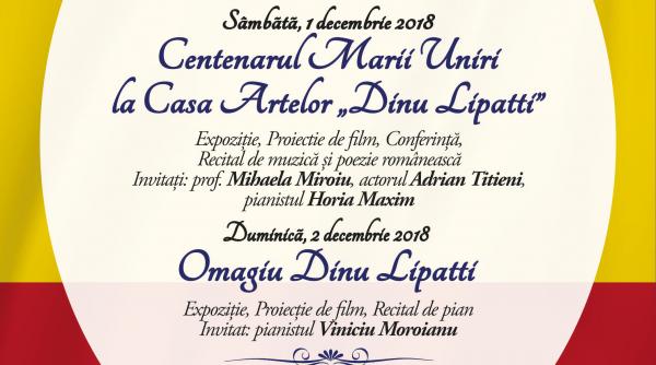 centenarul marii uniri si pianistul dinu lipatti omagiu la casa artelor