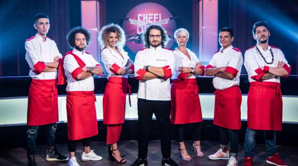 chefi la cutite lider detasat de audienta cu peste 2 300 000 de telespectatori juratii si au ales bucatarii din echipele sezonului sase