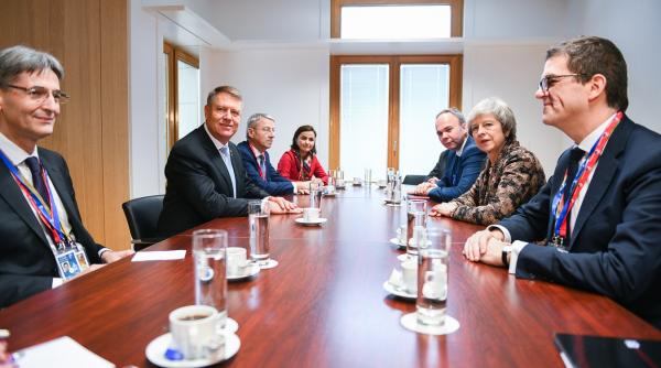 brexit soarta romanilor din marea britanie discutata la bruxelles de klaus iohannis si theresa may