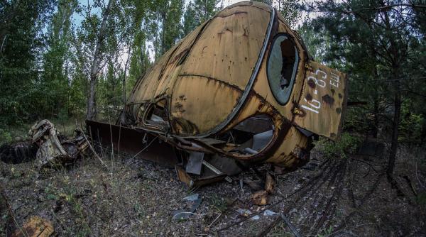 numar in crestere de turisti la cernobal