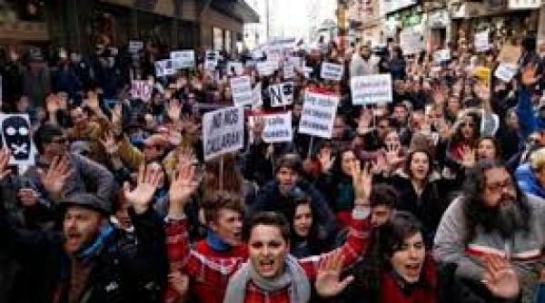 atentie pe unde calatoriti greve si manifestatii in spania