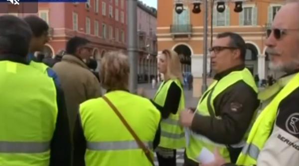 vestele galbene s au mobilizat in numar redus pentru o noua zi de proteste la paris