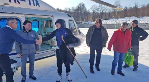 gigi becali s a dus cu elicopterul la slujba de boboteaza