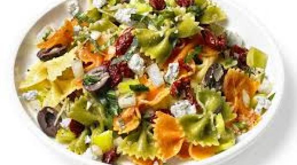 retetazilei salata de paste barilla farfalle cu prosciutto crudo