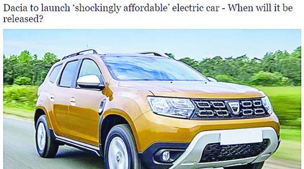 cand va fi dacia electrica