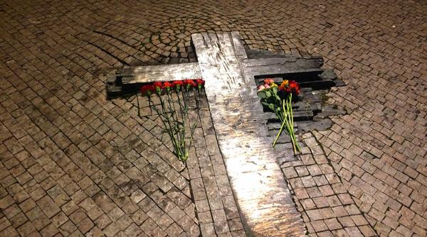 un barbat si a dat foc in centrul pragai