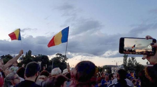 protest in piata victoriei traficul pe kiseleff si aviatorilor a fost restrictionat