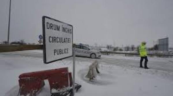 din cauza poleiului a fost inchisa circulatia rutiera pe dn2b buzau braila