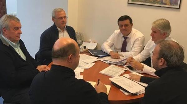 liviu dragnea a postat o fotografie de la discutiile despre buget