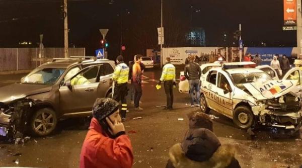 accident grav in bucuresti trei politisti si un jandarm au fost raniti
