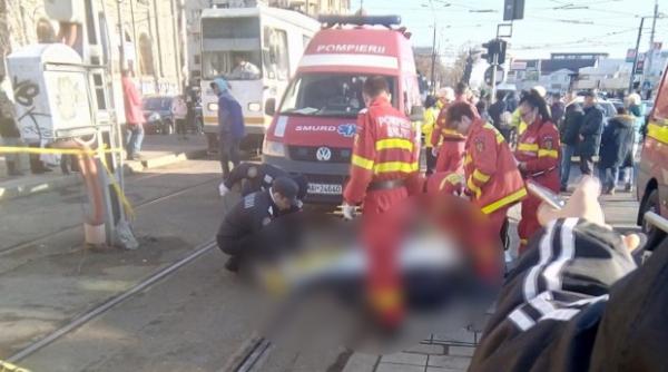 accident dramatic in capitala un barbat a murit dupa ce ar fi fost impins in fata tramvaiului